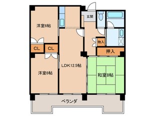 サンシャイン稲荷の物件間取画像